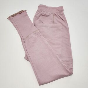 INTIMATELY FREE PEOPLE Size S Cozy All Day Harem Joggers Daylight Fig/Light Pink